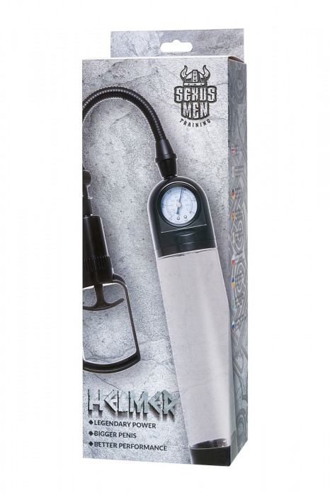 Прозрачная механическая помпа Helmer с манометром - Sexus - в Королеве купить с доставкой