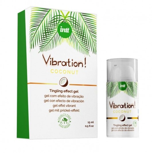 Возбуждающий гель с ароматом кокоса Vibration Coconut - 15 мл. - INTT - купить с доставкой в Королеве