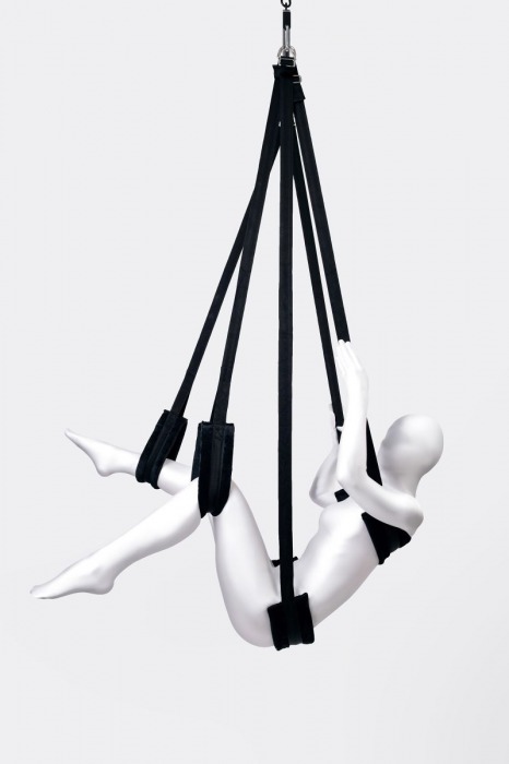 Черные секс-качели Anonymo №0503 - ToyFa - купить с доставкой в Королеве