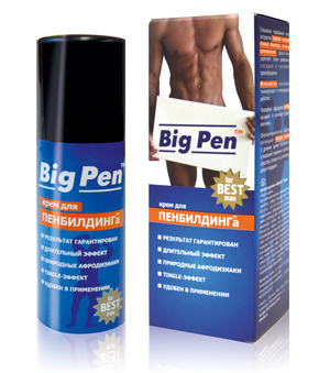 Крем Big Pen для увеличения полового члена - 20 гр. - Биоритм - в Королеве купить с доставкой