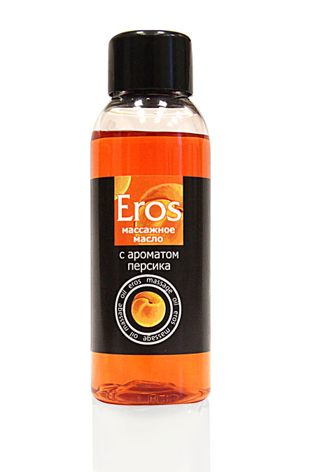 Массажное масло Eros exotic с ароматом персика - 50 мл. - Биоритм - купить с доставкой в Королеве