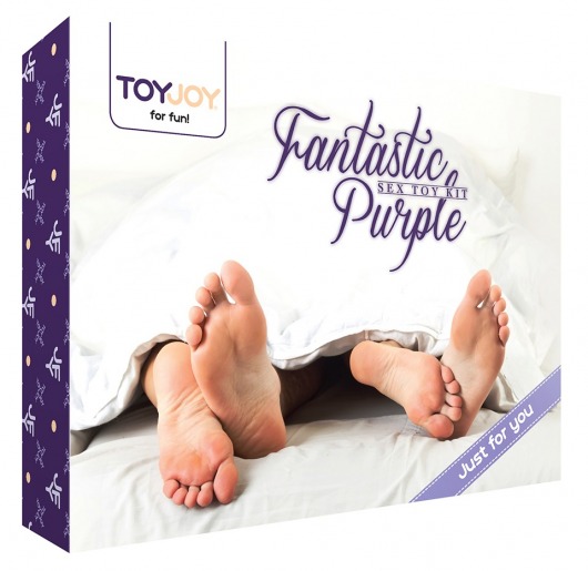 Эротический набор FANTASTIC PURPLE SEX TOY KIT - Toy Joy - купить с доставкой в Королеве