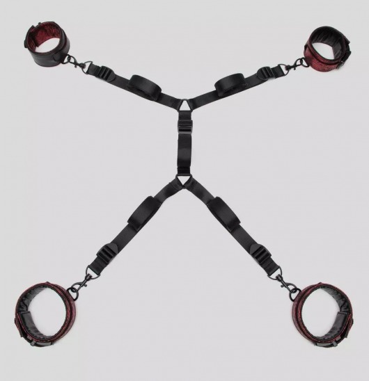 Изысканный набор фиксаций на кровати Reversible Under Mattress Restraint Set - Fifty Shades of Grey - купить с доставкой в Королеве