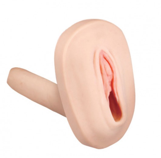 Мастурбатор-вагина с вибрацией и выносным пультом управления REALSTUFF SMOOTH   BALD - Dream Toys - в Королеве купить с доставкой