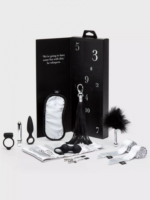 Эротический набор Pleasure Overload 10 Days of Play Gift Set - Fifty Shades of Grey - купить с доставкой в Королеве
