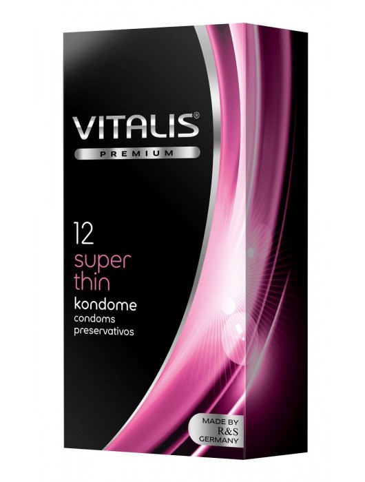 Ультратонкие презервативы VITALIS PREMIUM super thin - 12 шт. - Vitalis - купить с доставкой в Королеве