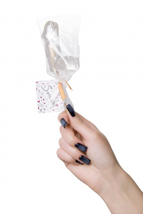 Прозрачный леденец в форме фаллоса со вкусом пина колады - Sosuчki - купить с доставкой в Королеве