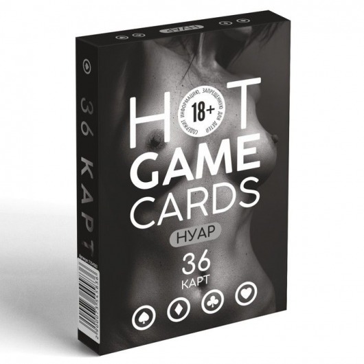 Игральные карты HOT GAME CARDS НУАР - 36 шт. - Сима-Ленд - купить с доставкой в Королеве