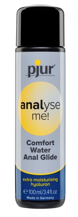 Анальный лубрикант pjur ANALYSE ME Comfort Water Anal Glide - 100 мл. - Pjur - купить с доставкой в Королеве