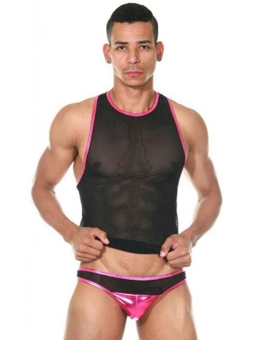 Мужской комплект белья: майка-борцовка и трусы-слипы - La Blinque купить с доставкой