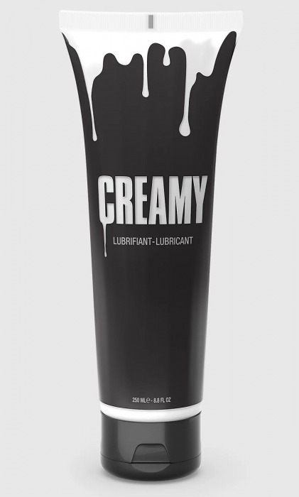 Смазка на водной основе Creamy с консистенцией спермы - 250 мл. - Strap-on-me - купить с доставкой в Королеве