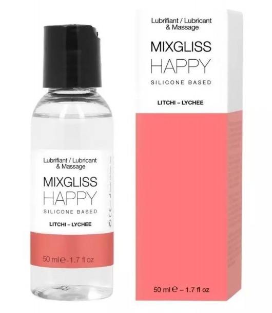 Смазка на силиконовой основе Mixgliss Happy - 50 мл. - Mixgliss - купить с доставкой в Королеве