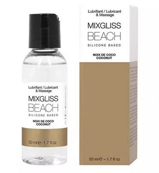 Смазка на силиконовой основе Mixgliss Beach - 50 мл. - Mixgliss - купить с доставкой в Королеве