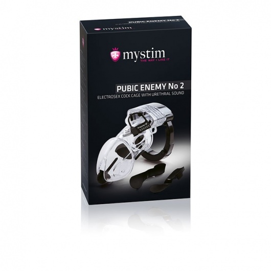 Пояс верности Pubic Enemy №2 с электростимуляцией уретры - MyStim - купить с доставкой в Королеве