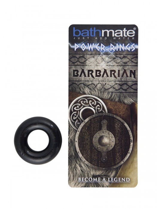 Чёрное эрекционное кольцо Barbarian - Bathmate - в Королеве купить с доставкой
