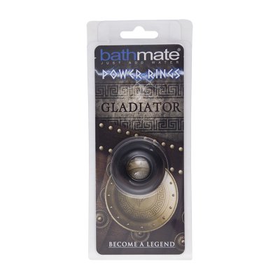 Чёрное эрекционное кольцо Gladiator - Bathmate - в Королеве купить с доставкой
