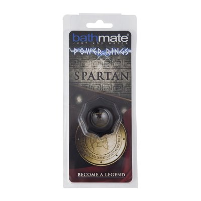 Чёрное эрекционное кольцо Spartan - Bathmate - в Королеве купить с доставкой
