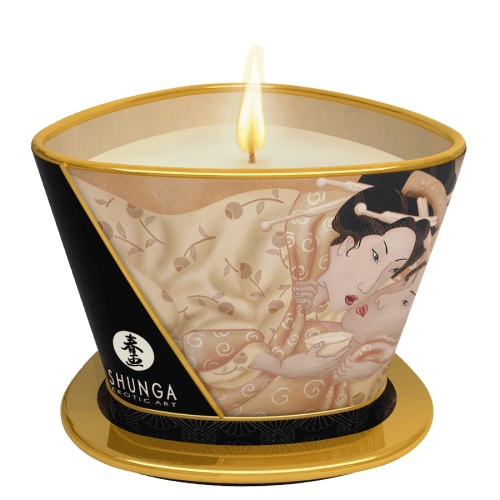 Массажная свеча Vanilla Fetish с ароматом ванили - 170 мл. - Shunga - купить с доставкой в Королеве