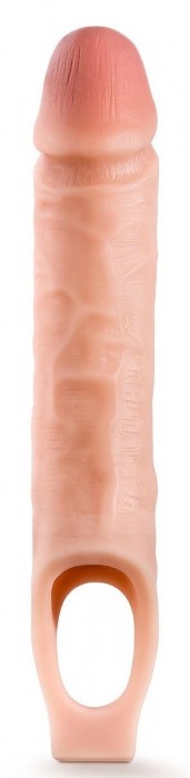 Телесная насадка на пенис 10 Inch Cock Sheath Extender - 25 см. - Blush Novelties - в Королеве купить с доставкой