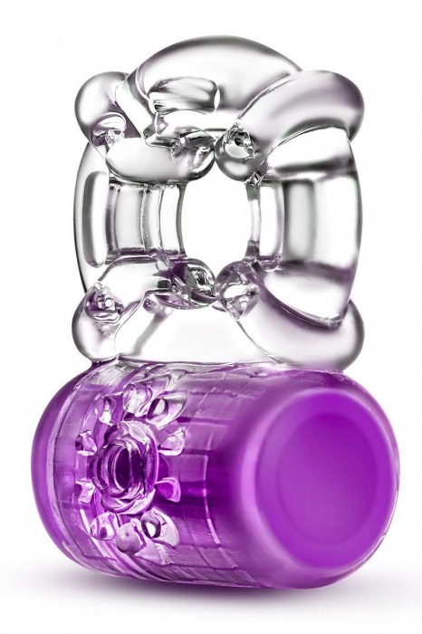 Фиолетовое эрекционное виброкольцо Pleaser Rechargeable C-Ring - Blush Novelties - в Королеве купить с доставкой