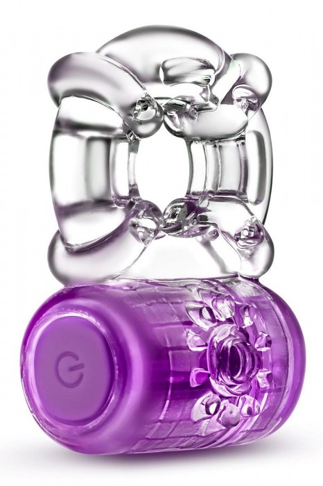 Фиолетовое эрекционное виброкольцо One Night Stand Vibrating C-Ring - Blush Novelties - в Королеве купить с доставкой