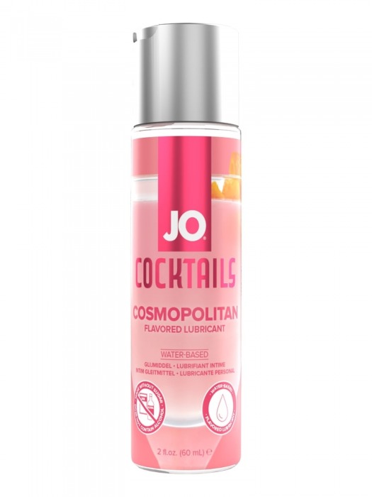 Вкусовой лубрикант на водной основе JO Cocktails Cosmopolitan - 60 мл. - System JO - купить с доставкой в Королеве
