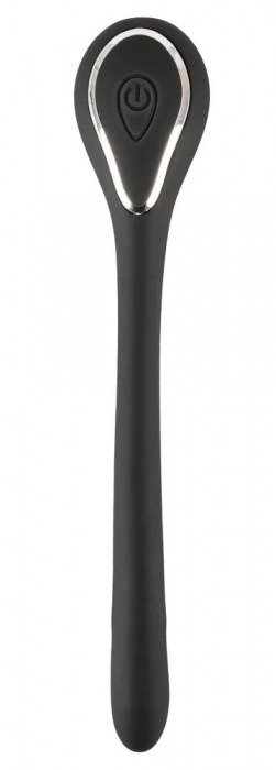 Черный гибкий уретральный стимулятор с вибрацией Vibrating Bendable Dilator - 13,5 см. - Orion - купить с доставкой в Королеве