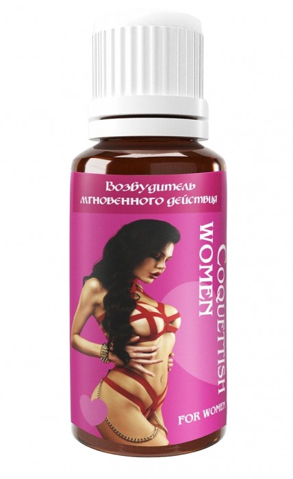 Возбудитель мгновенного действия Coquettish Women - 30 мл. - Миагра - купить с доставкой в Королеве