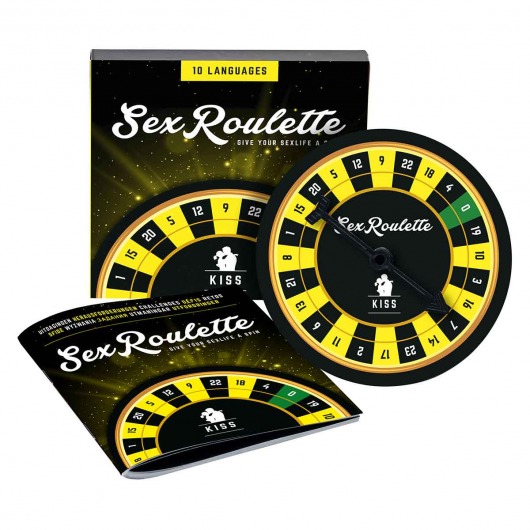 Настольная игра-рулетка Sex Roulette Kiss - Tease&Please - купить с доставкой в Королеве