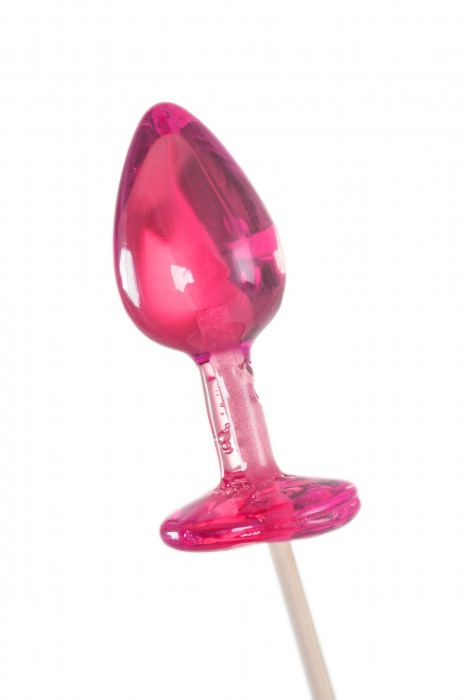 Розовый леденец  в форме анальной втулки со вкусом айриш крим - 29 гр. - Sosuчki - купить с доставкой в Королеве