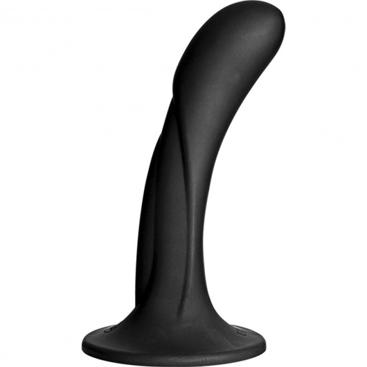 Черная изогнутая насадка Vac-U-Lock G-Spot - 16,5 см. - Doc Johnson - купить с доставкой в Королеве