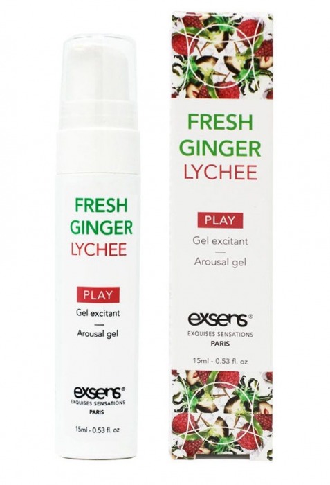 Возбуждающий гель Fresh Ginger Lychee Arousal Gel - 15 мл. - Exsens - купить с доставкой в Королеве