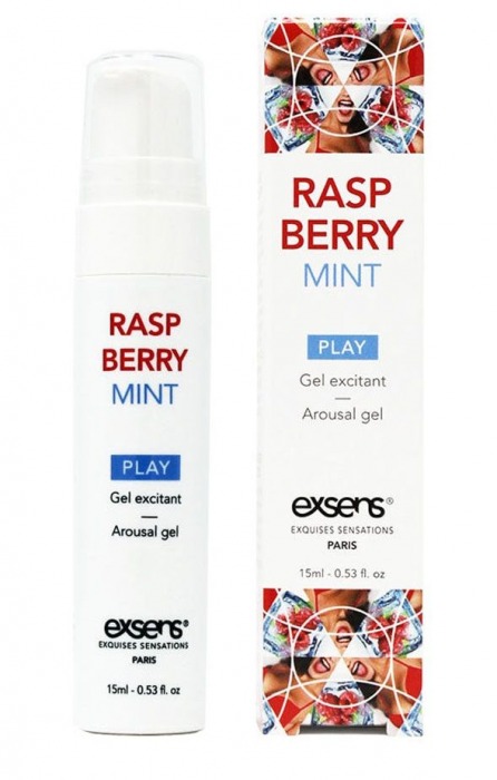 Возбуждающий гель Raspberry Mint с ароматом малины и мяты - 15 мл. - Exsens - купить с доставкой в Королеве