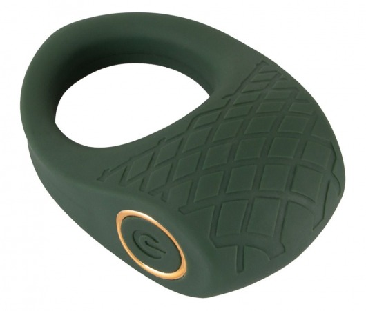 Зеленое эрекционное виброкольцо Luxurious Vibro Cock Ring - Orion - в Королеве купить с доставкой