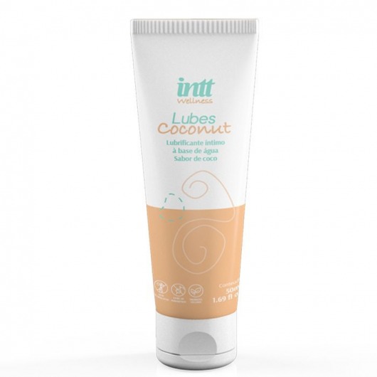 Лубрикант на водной основе Lubes Coconut с ароматом кокоса - 50 гр. - INTT - купить с доставкой в Королеве