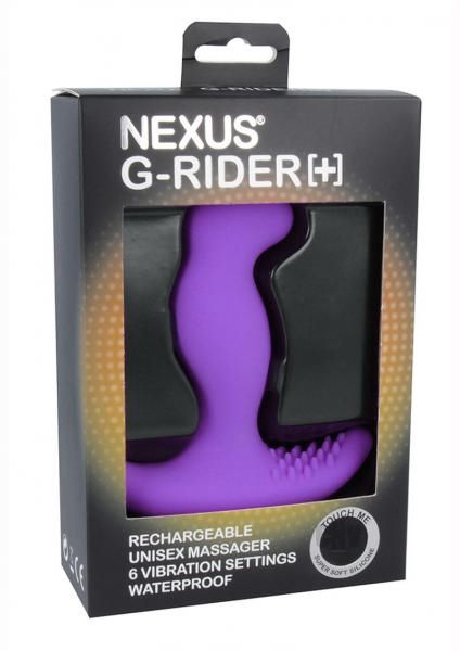 Фиолетовый вибромассажер простаты Nexus G-Rider+ - 12,6 см. - Nexus Range - в Королеве купить с доставкой