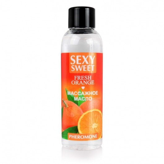 Массажное масло Sexy Sweet Fresh Orange с ароматом апельсина и феромонами - 75 мл. - Биоритм - купить с доставкой в Королеве