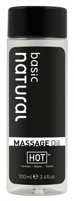 Массажное масло для тела Natural Basic - 100 мл. - HOT - купить с доставкой в Королеве