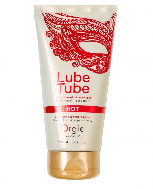 Интимный гель на водной основе Lube Tube Hot с разогревающим эффектом - 150 мл. - ORGIE - купить с доставкой в Королеве