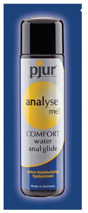 Анальный лубрикант pjur ANALYSE ME Comfort Water Anal Glide - 2 мл. - Pjur - купить с доставкой в Королеве