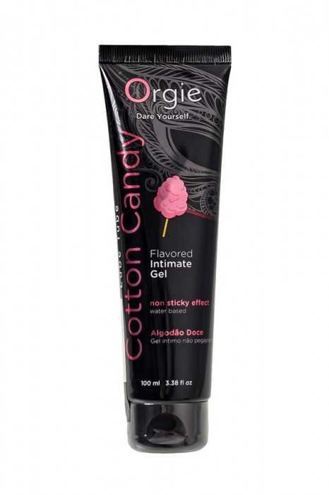 Интимный гель на водной осное Lube Tube Cotton Candy со вкусом сахарной ваты - 100 мл. - ORGIE - купить с доставкой в Королеве