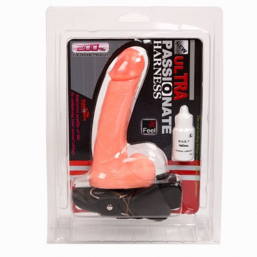 Женский страпон изогнутой формы - 18,3 см. - Baile - купить с доставкой в Королеве