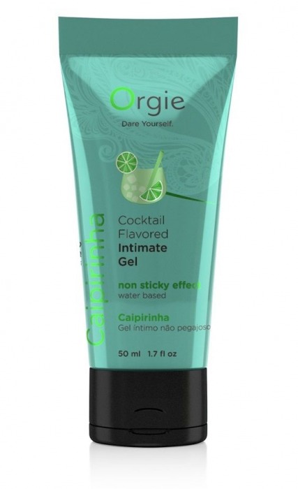 Съедобный интимный гель Orgie Lube Tube Cocktail Caipirinha - 50 мл. - ORGIE - купить с доставкой в Королеве