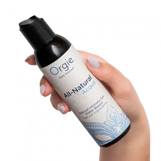 Интимный гель на водной основе Orgie All-Natural Acqua - 150 мл. - ORGIE - купить с доставкой в Королеве