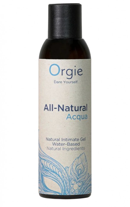 Интимный гель на водной основе Orgie All-Natural Acqua - 150 мл. - ORGIE - купить с доставкой в Королеве