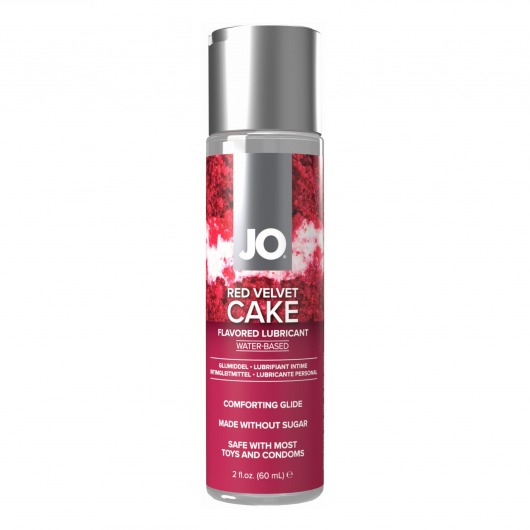 Лубрикант на водной основе JO H2O Red Velvet Cake Flavored Lubricant - 60 мл. - System JO - купить с доставкой в Королеве