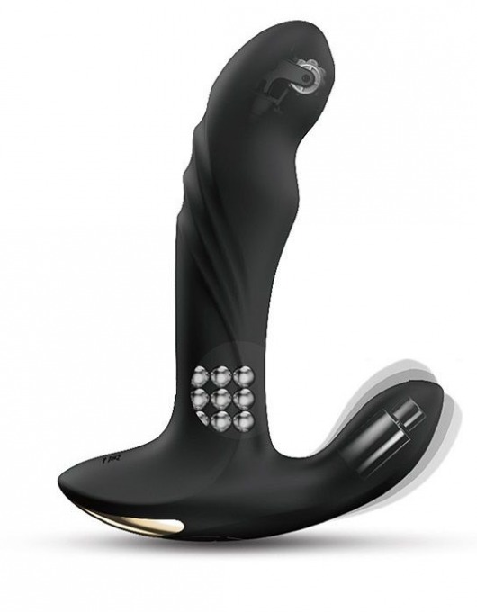 Черный вибромассажер простаты Multi P-Joy с 3 моторами - Dorcel - в Королеве купить с доставкой