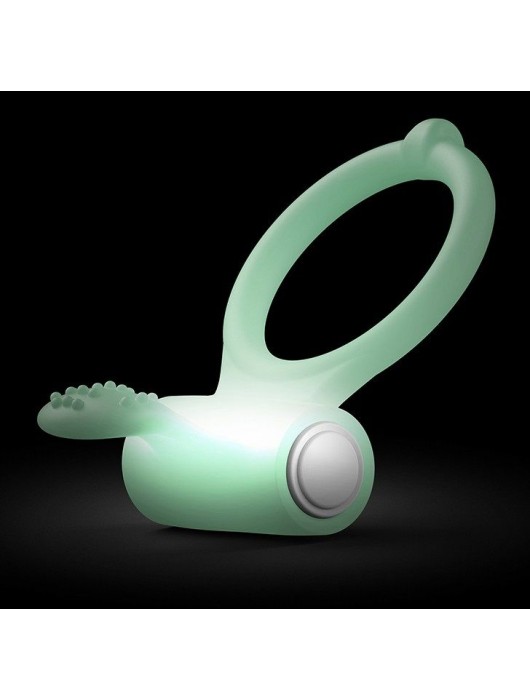 Светящееся в темноте эрекционное виброкольцо Power Clit - Dorcel - в Королеве купить с доставкой