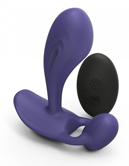Темно-синий вибромассажер Witty P G Vibrator with Remote Control - Love to Love - в Королеве купить с доставкой