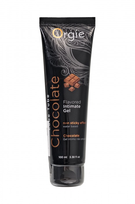 Интимный гель на водной основе Lube Tube Chocolate с шоколадным вкусом - 100 мл. - ORGIE - купить с доставкой в Королеве